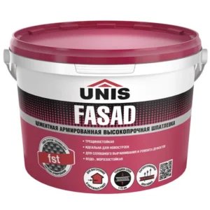 FASAD шпатлевка цементная банка 5 кг